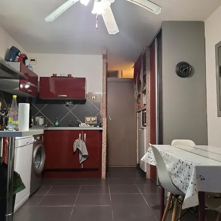 Location Studio + Loggia Le Cap D'agde 6 Personnes شقة آجد